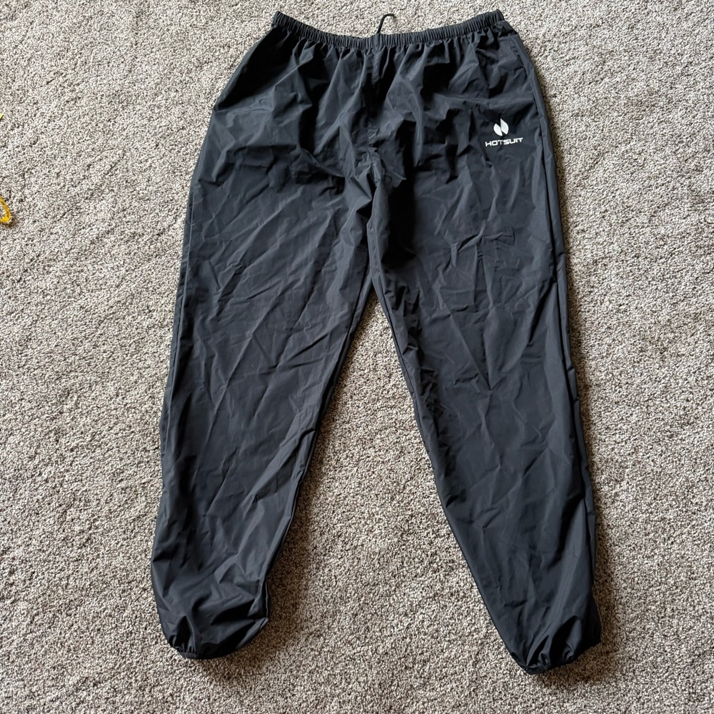 Men's 3x Hotsuit Black Pants - sauna, lose weight diet